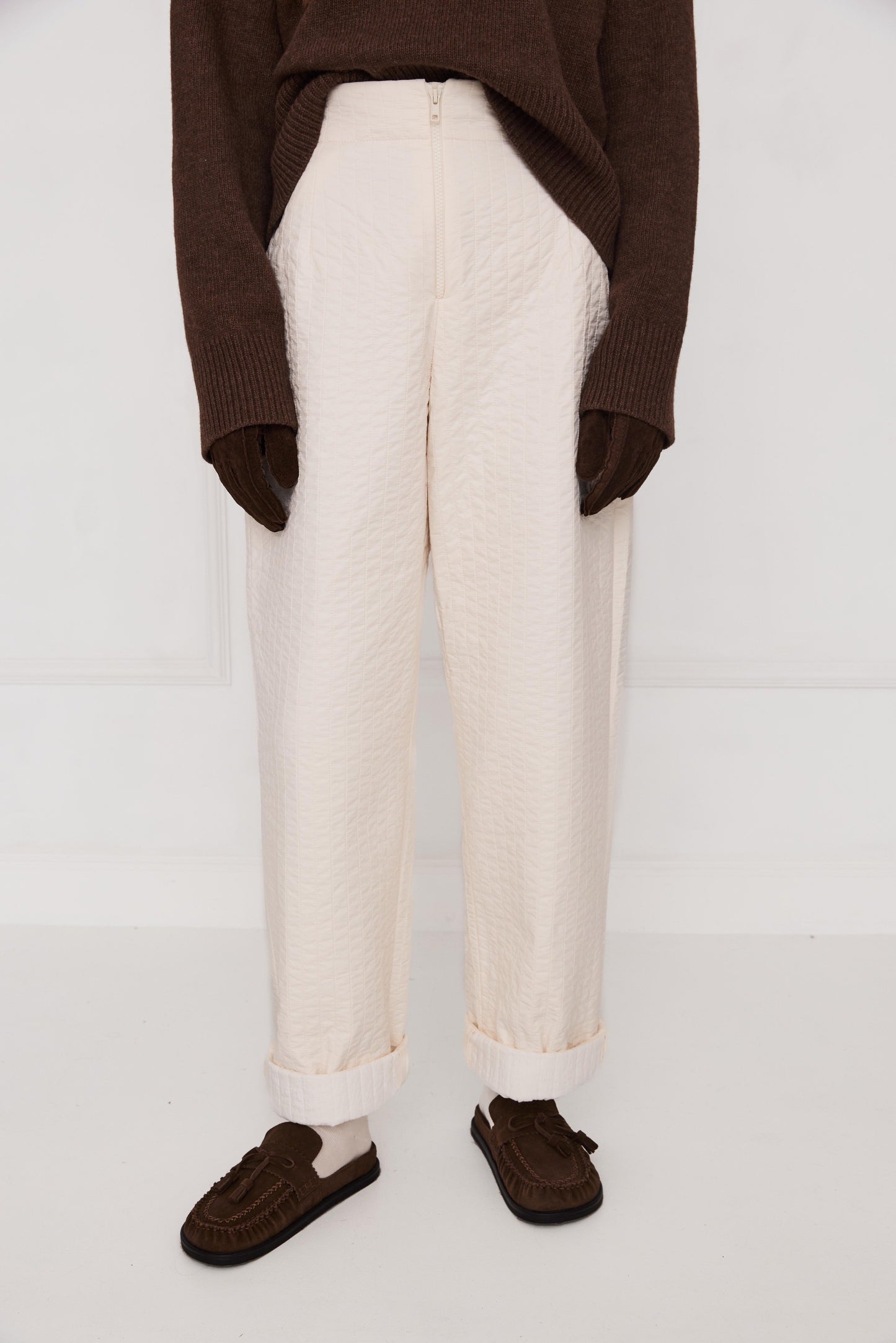 Штани Showgirl молочні