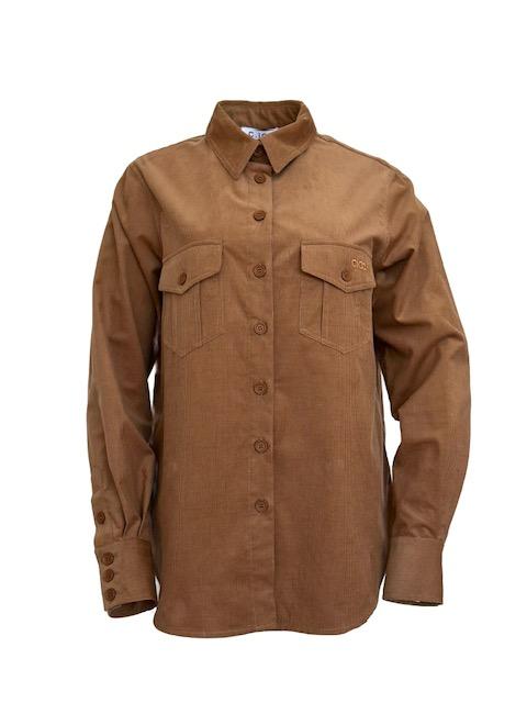 Сорочка Corduroy коричнева