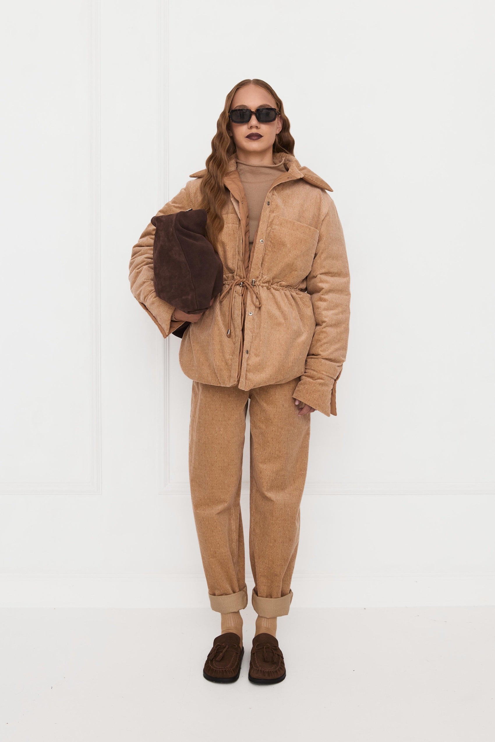 Пухова сорочка кемл/кордрой