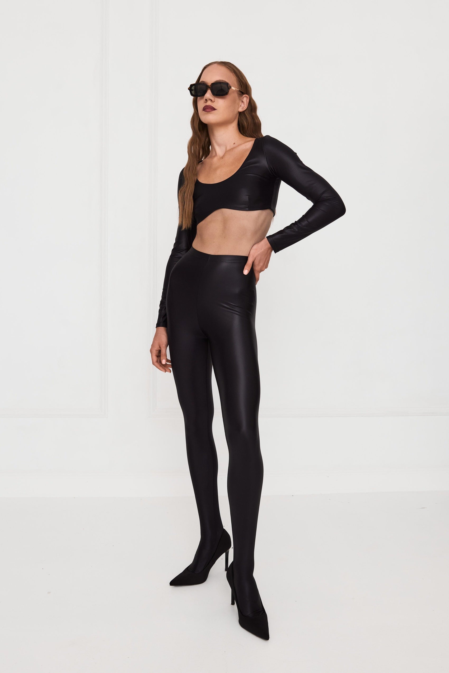 Колготи-легінси чорні