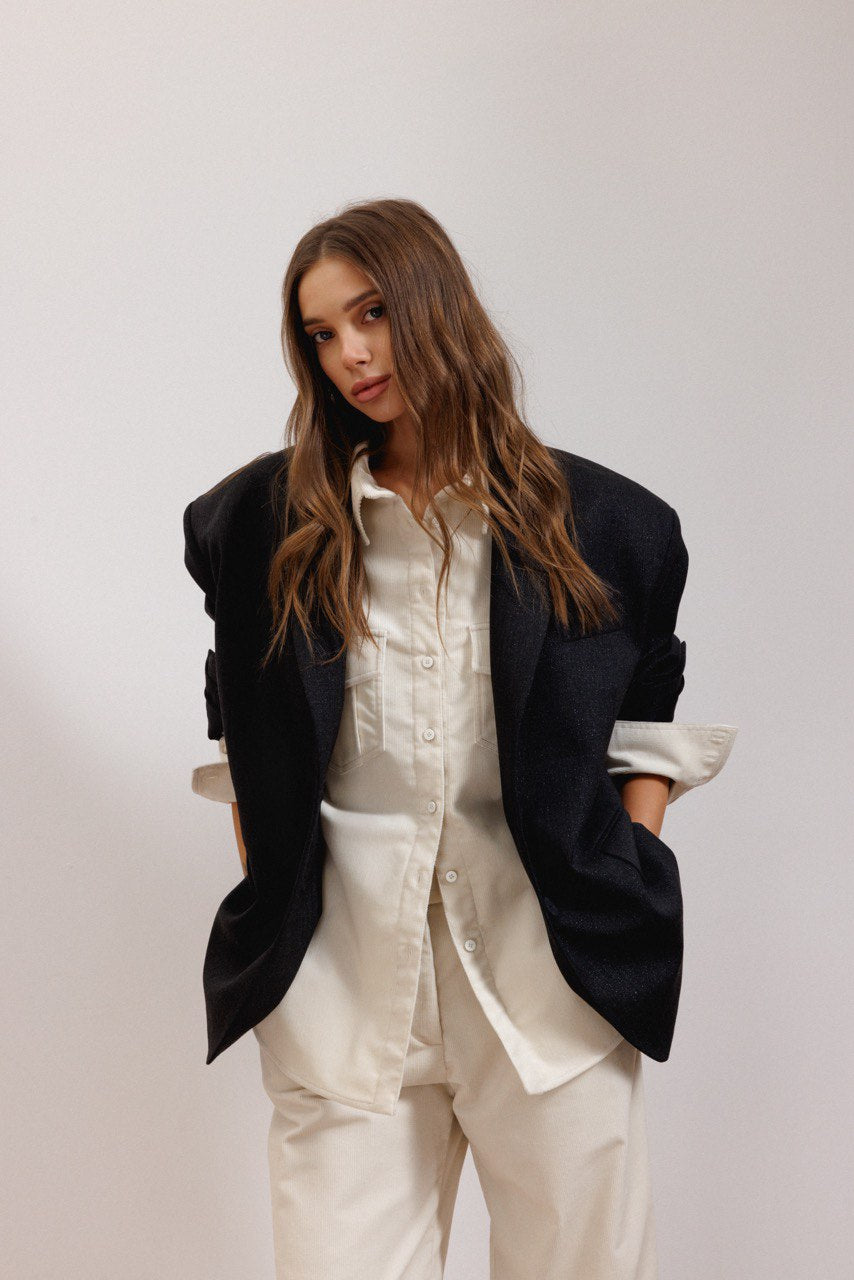 Cорочка Corduroy бежева