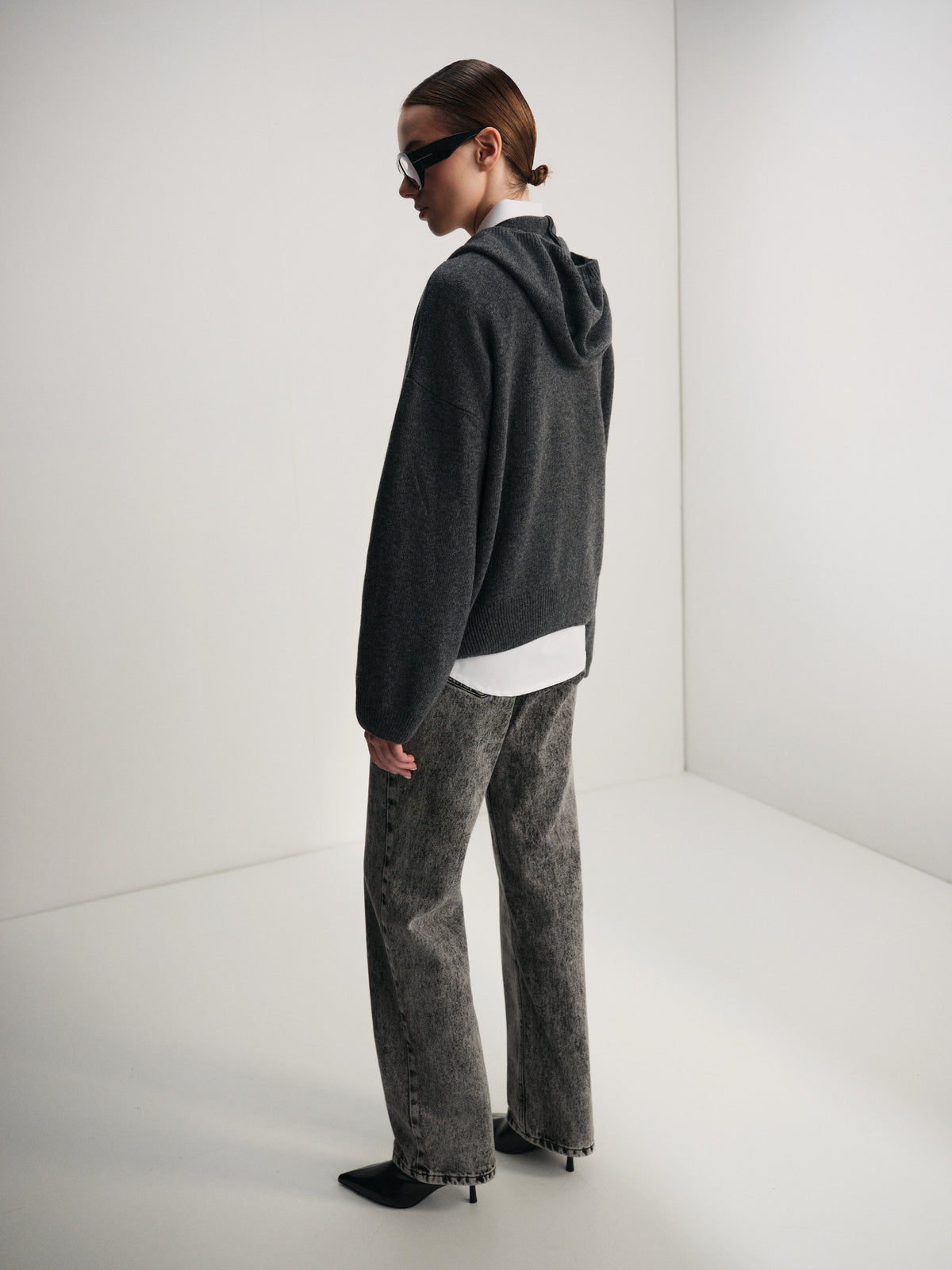 Джинси Straight fit сірі