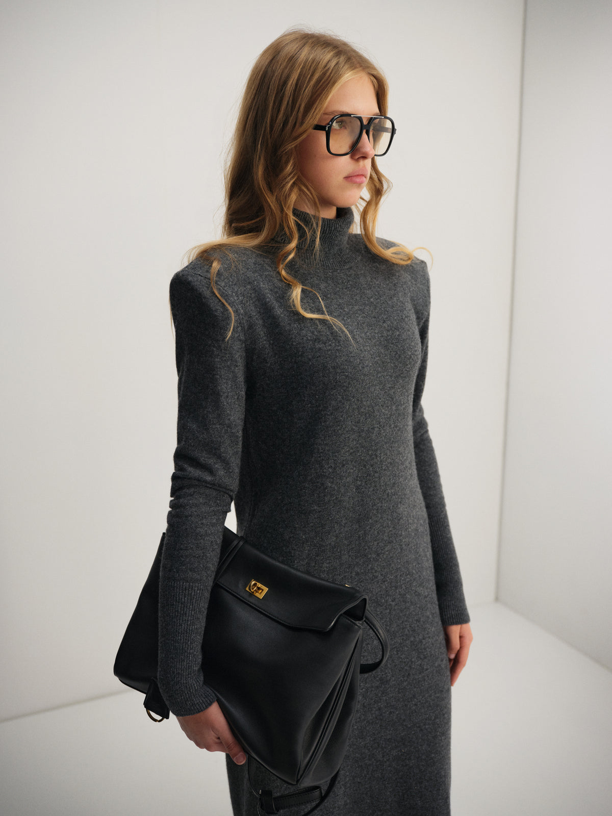 Сукня  максі сіра KNIT