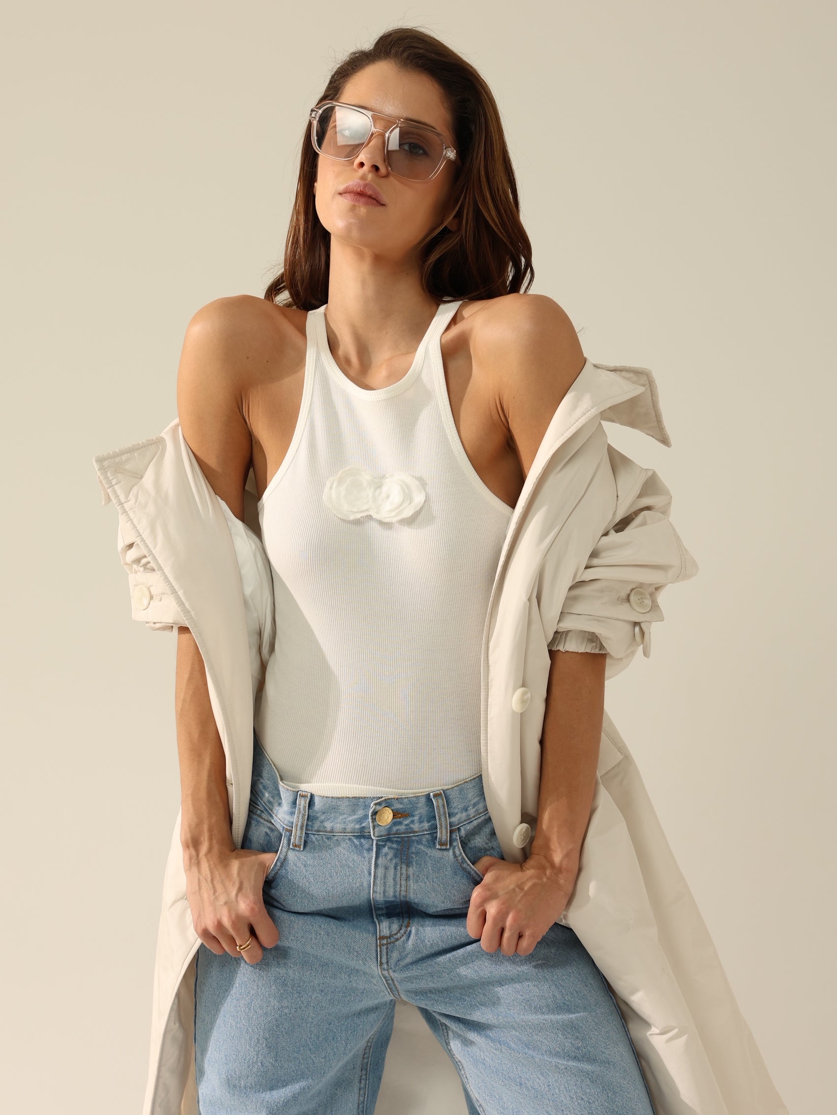 Logo Appliqué Tank top