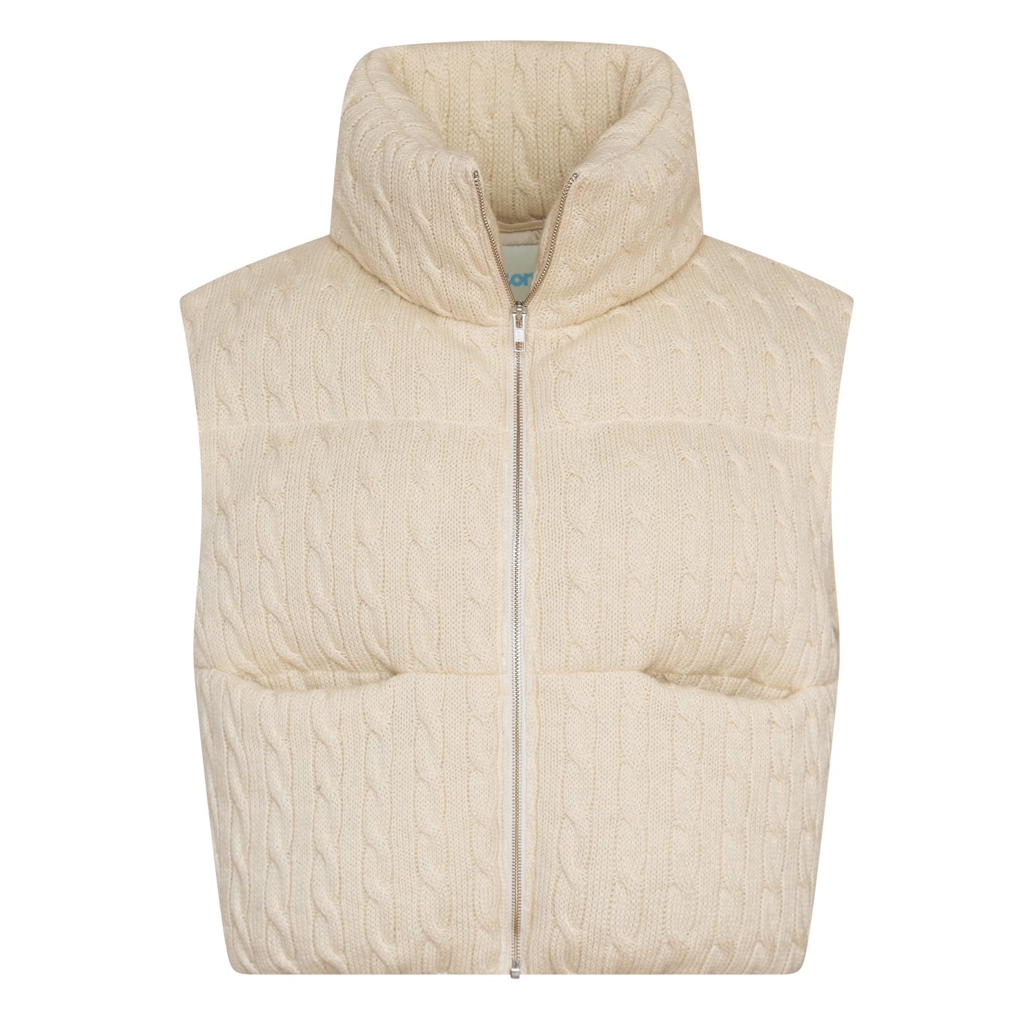 cable knit vest
