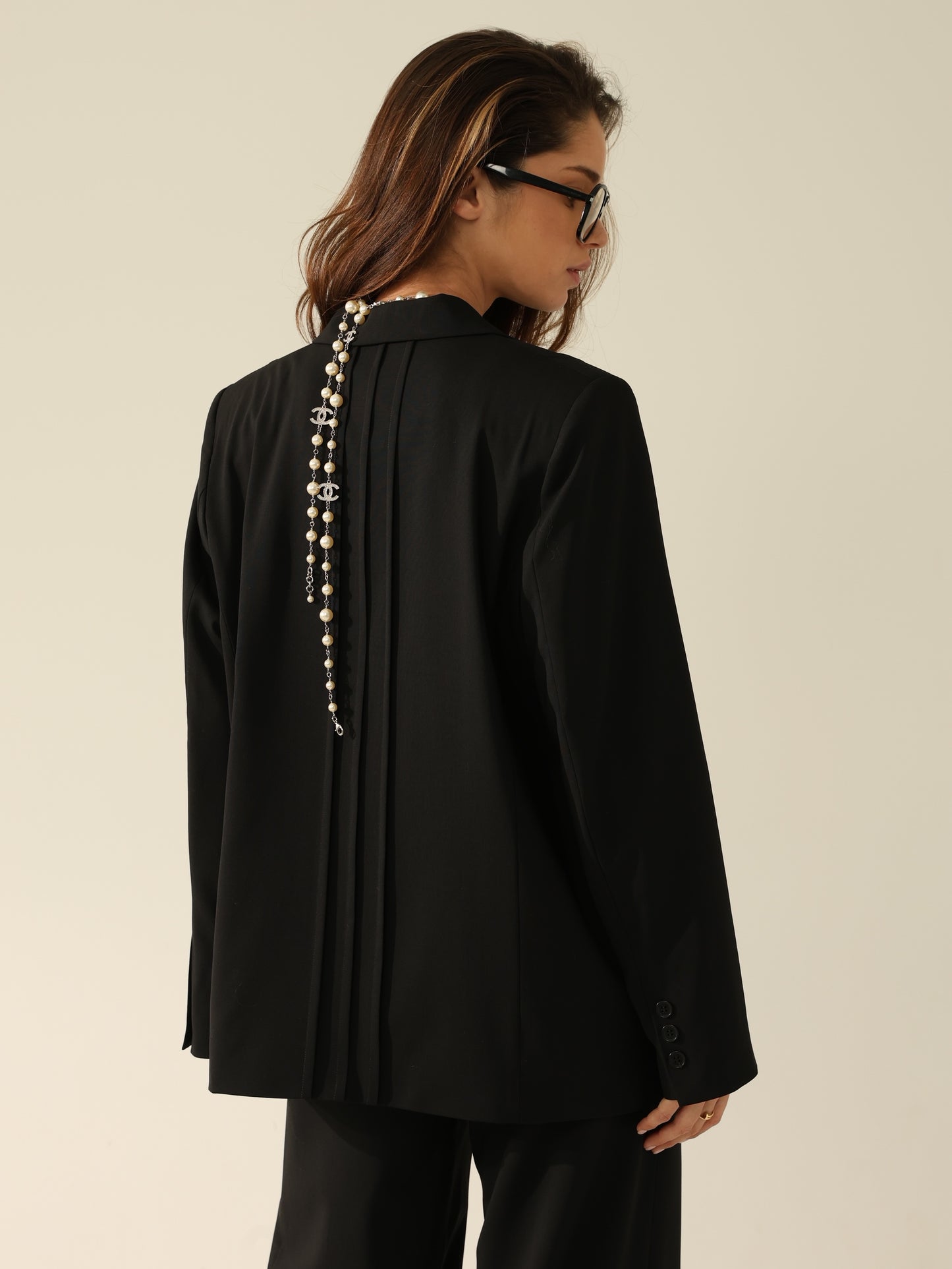 black architectural jacket
