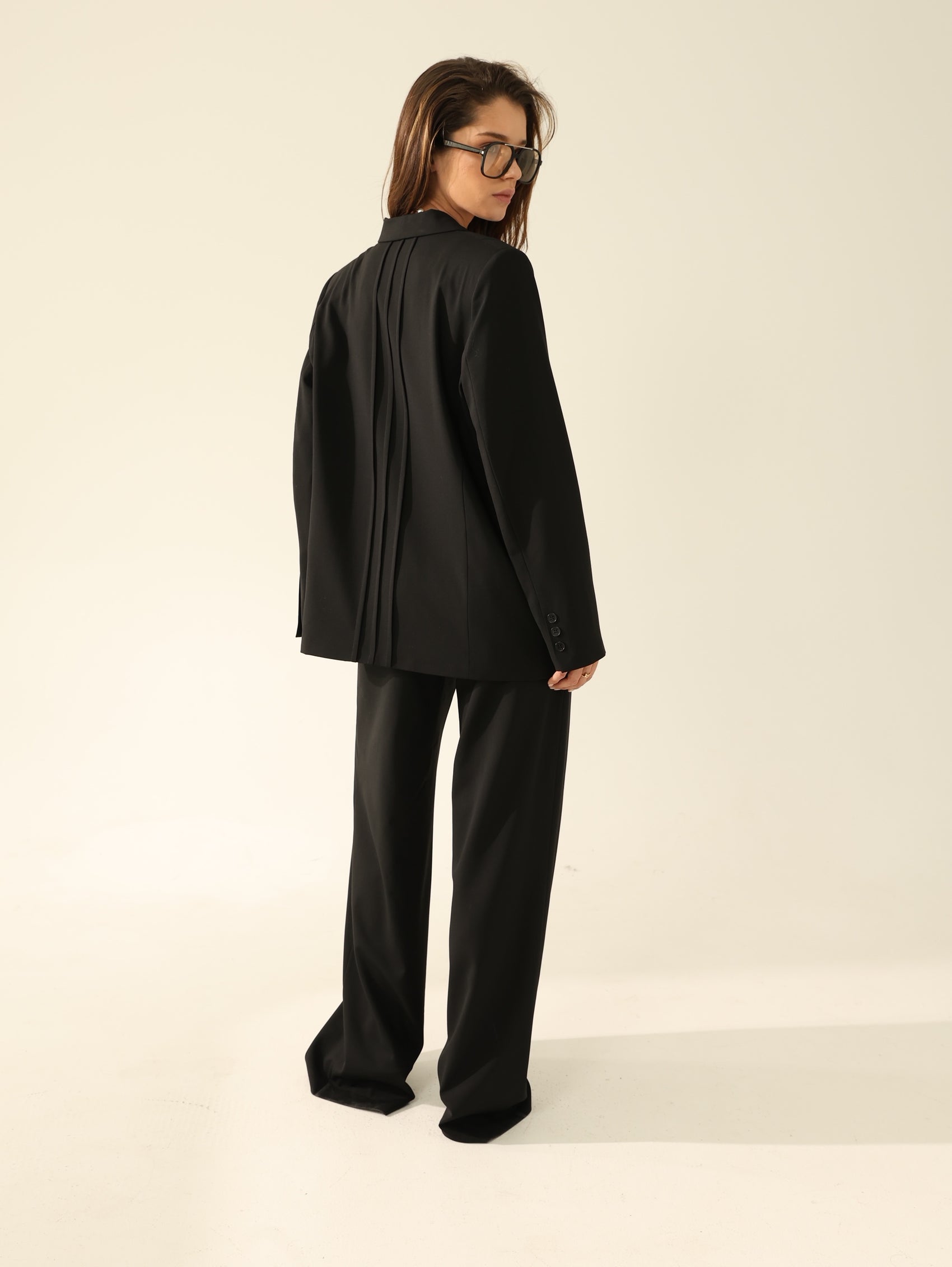 black architectural jacket