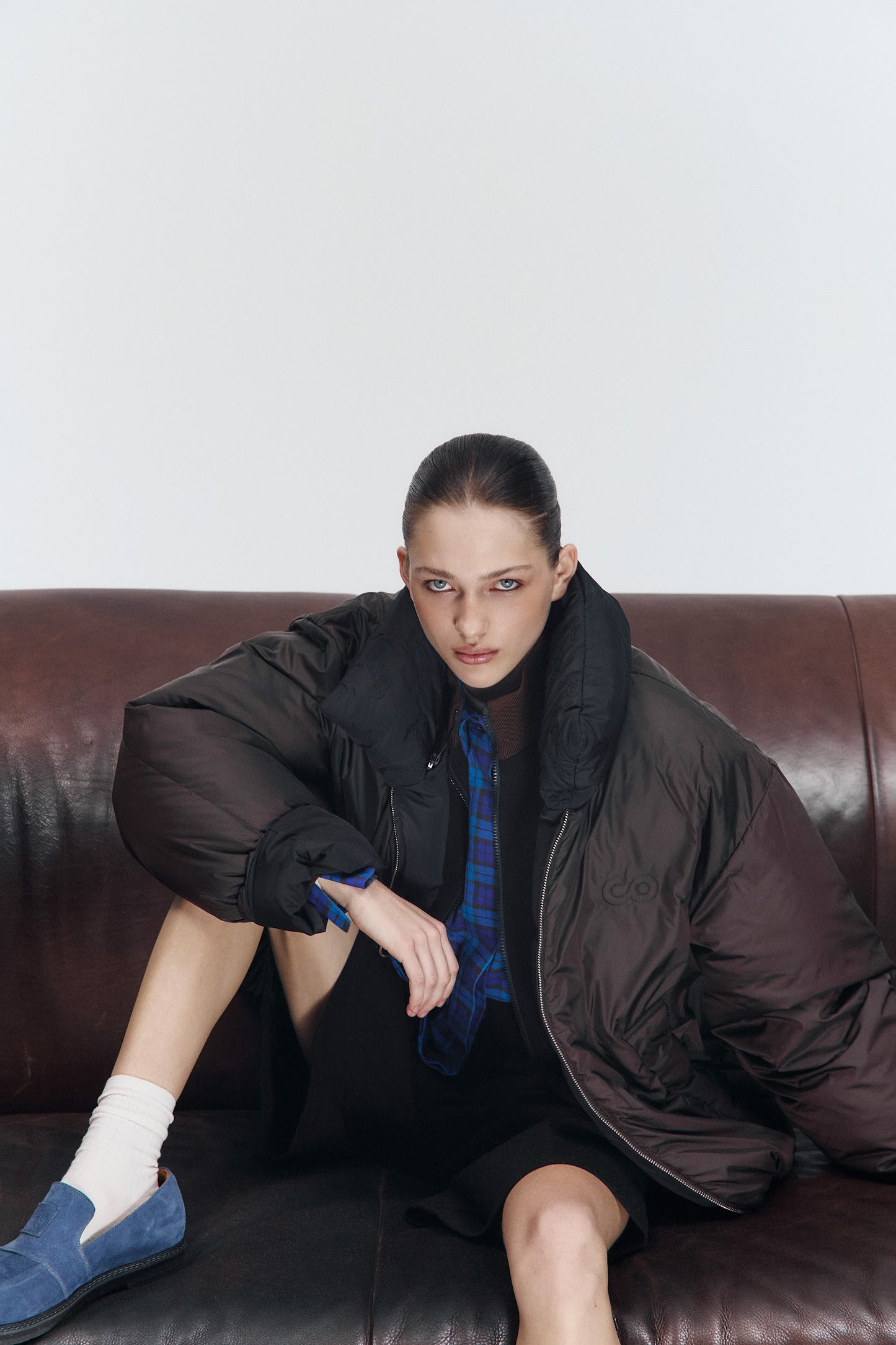 двосторонній  пуховик