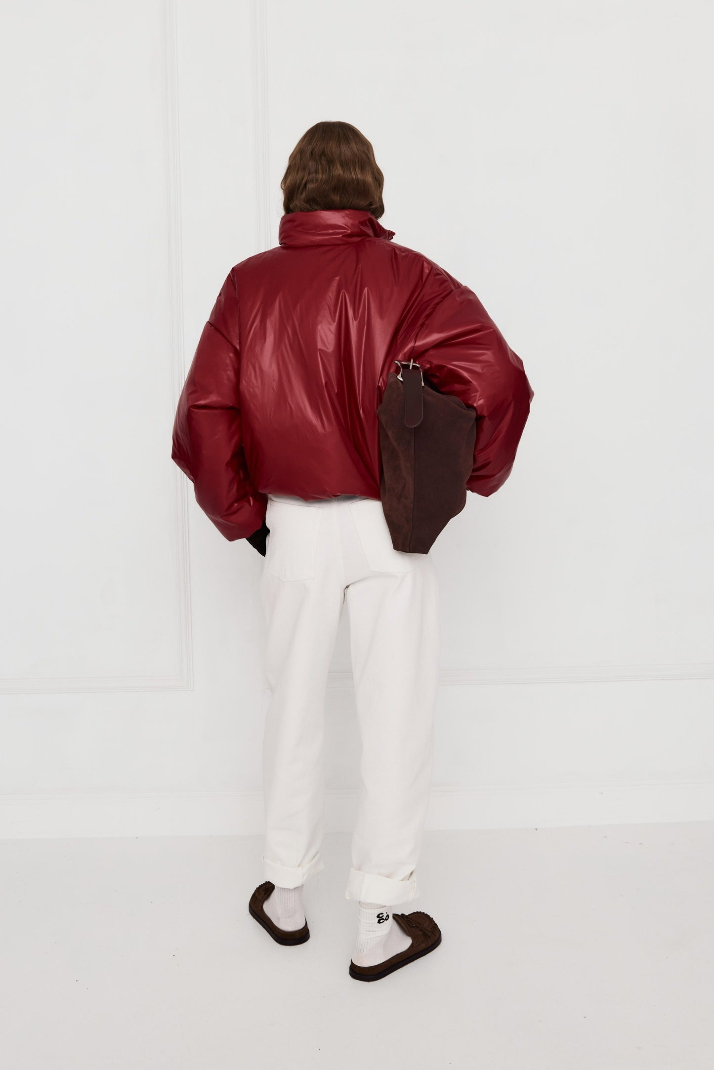 Бомбер Bubble вишневий